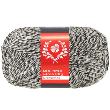 Lana Grossa MEILENWEIT Merino 6-ply 150g Christmas 325 - Christmas Snow Flake on sale